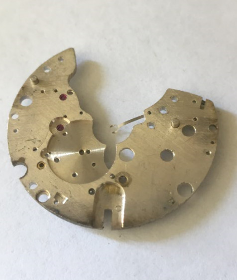 Venus caliber 170 bridge plate with pillar wheel part - Image 2