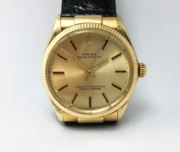 Automatic Rolex Oyster Perpetual ref. 1005 14k Solid Gold Men’s Watch