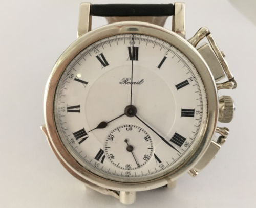 Rare Amazing Le Phare Chronograph Repeater Watch 1900s