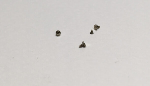 Bulova 11 AOACB set of 4pcs screws