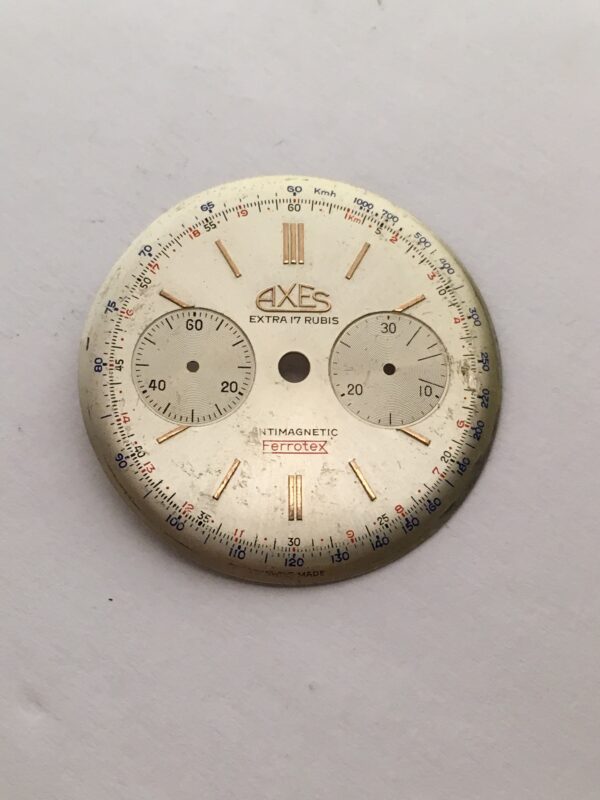 Landeron 248 Axes dial for chronograph watch 34 mm