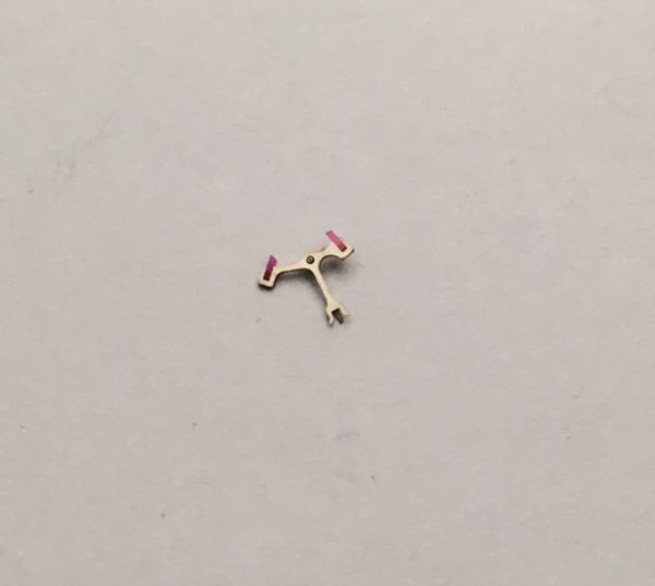 Omega 266 (30T2) jewelled pallet fork and staff anker part