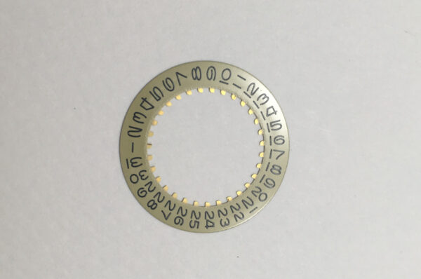 Rolex Submariner 3035 champagne/yellow calendar date disc part