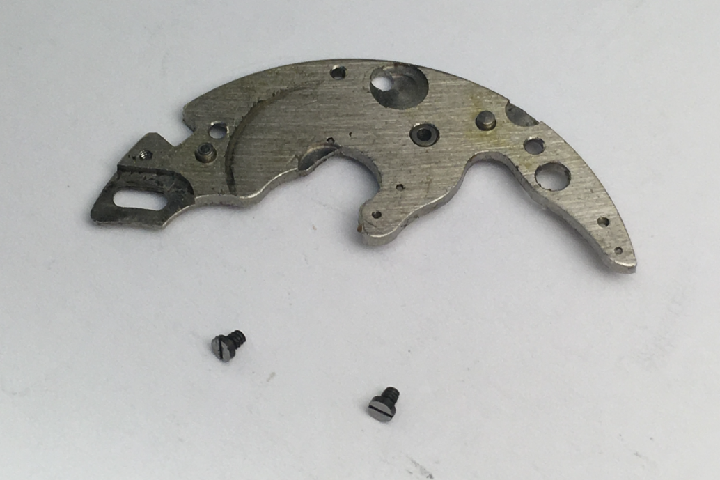 Venus 188 plate for chronograph mechanism part