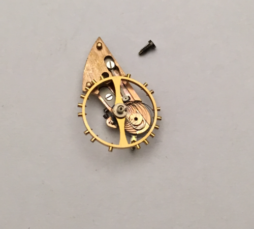 Omega 471 balance wheel with bridge part