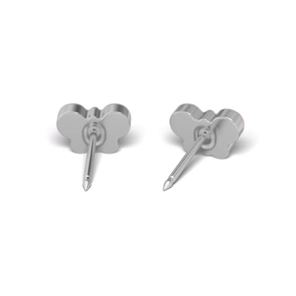 Studex steel Butterfly Rose Earrings, 8mm, 7524-2010 - Image 3