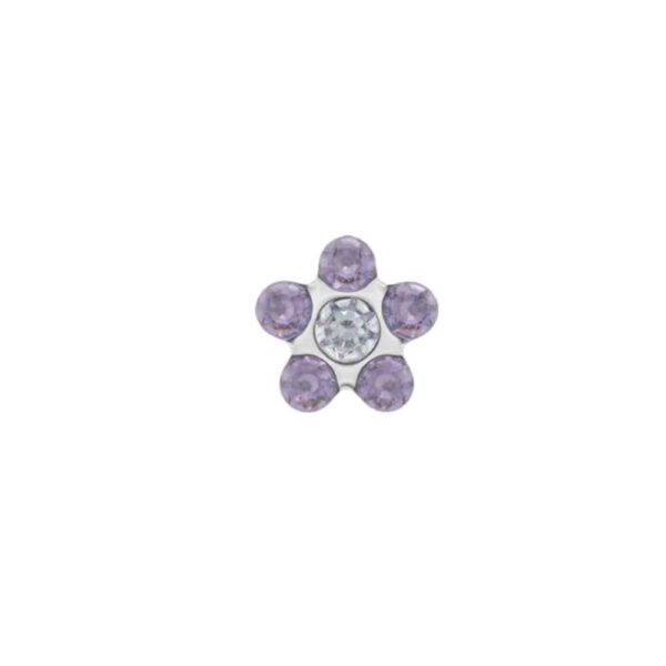 Studex steel Tanzanite April Crystal Earrings, 5mm, 7512-6284 - Image 5