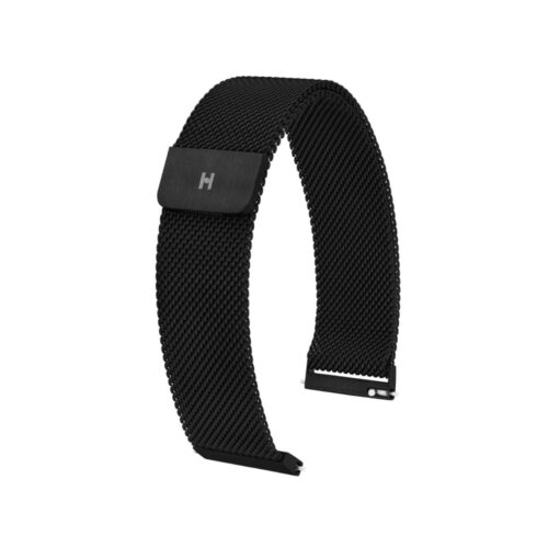 Milanaise black bracelet for smart and classic watches, 22mm, 30161450-5-22
