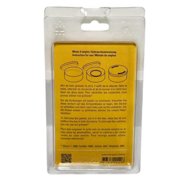 Bergeon 7055-SG silicone grease box for gaskets without grease - Image 2