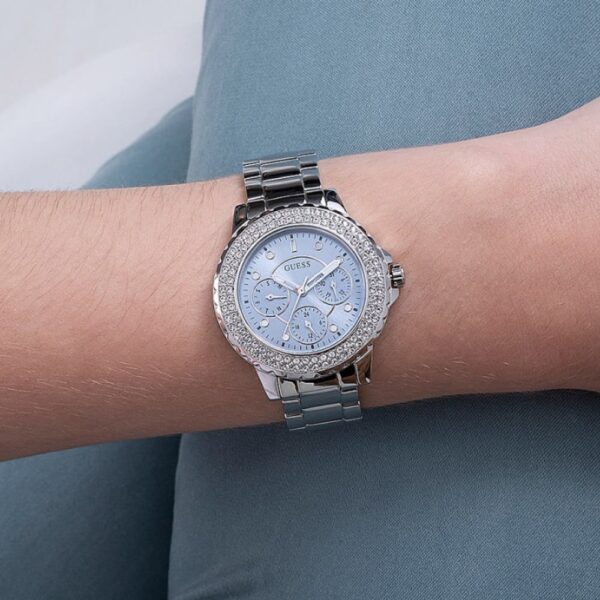 Guess Lady Watch GW0410L1 with blue dial, 28mm - Image 3