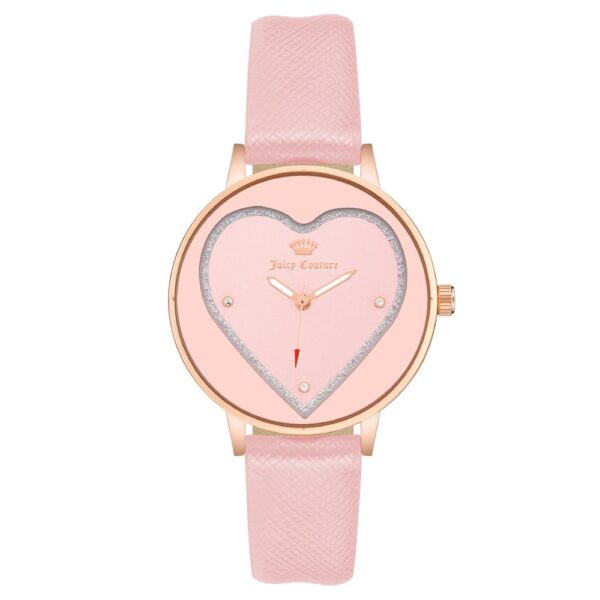 Juicy Couture Lady Watch JC/1234RGWT with heart dial
