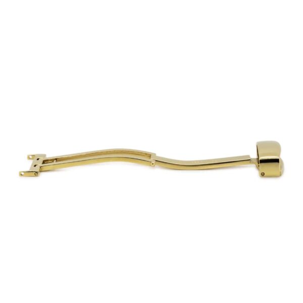 Folding clasps for watch leather straps, gold plated, 14 mm - Image 3
