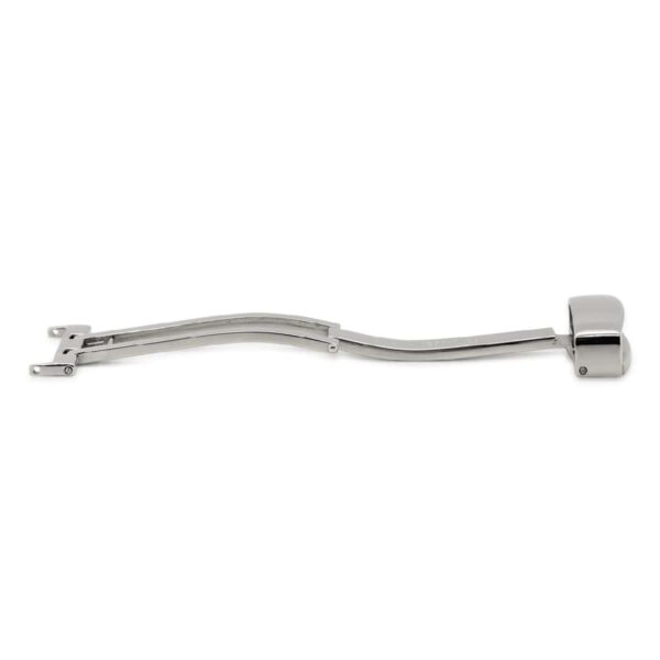 Folding clasps for watch leather straps, stainless steel, 22 mm - Image 3