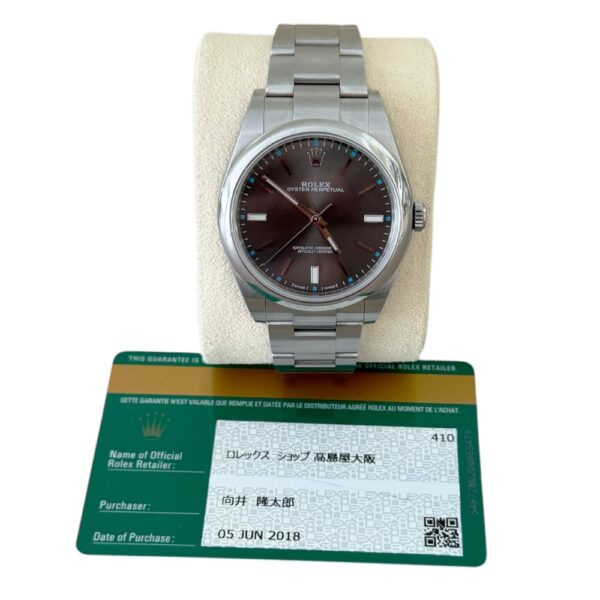 Rolex Oyster Perpetual 114300 stainless steel men's watch 2018 - Image 7