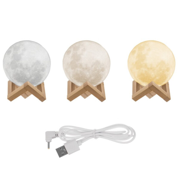 3-in-1 moon air humidifier with a fragrance diffuser + LED light - Image 2