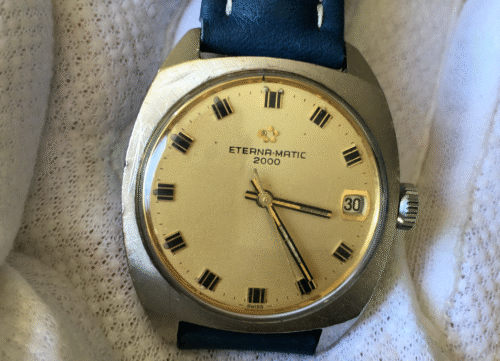 Vintage Eterna-Matic 2000 Automatic Men's Watch from 1970s cal. 1489K