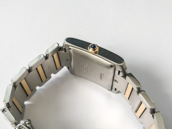 Cartier Tank Automatic Unisex Watch 2302 stainless steel and 18k gold - Image 9