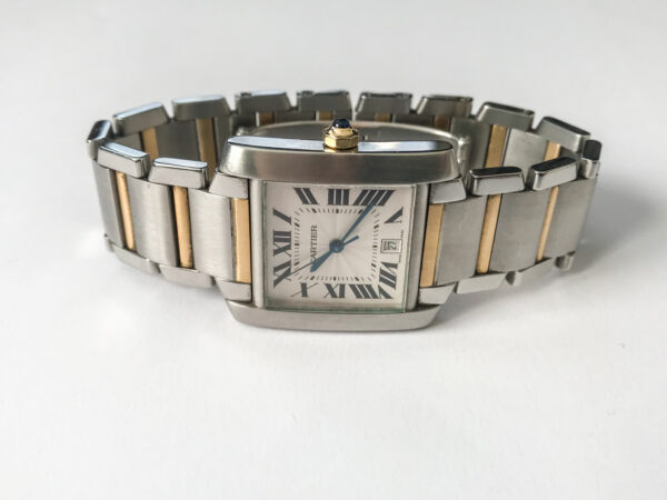 Cartier Tank Automatic Unisex Watch 2302 stainless steel and 18k gold - Image 2