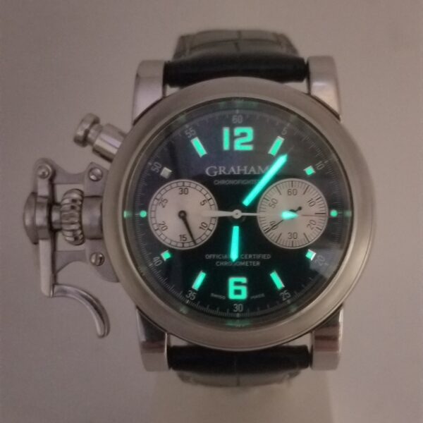 Graham Chronofighter 2CFAS.B01A.L30B Black Dial Men's Watch - Image 8