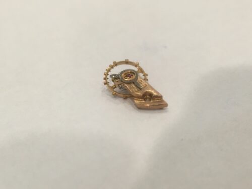 Omega 455 balance wheel with bridge part