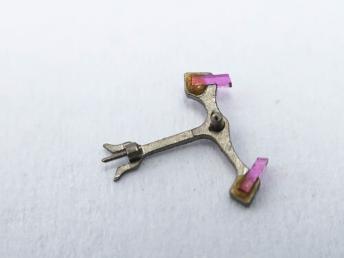 Landeron caliber 148 jewelled pallet fork and staff anker part 710