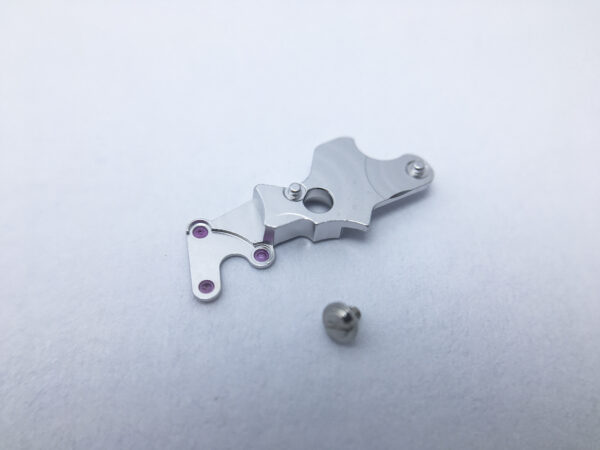 Omega caliber 3220 wheel train bridge jewelled part 7221140110RB - Image 2