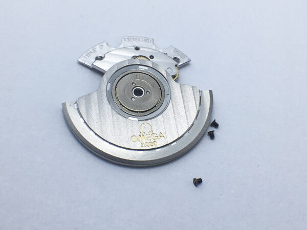 Omega caliber 3220 automatic device framework and oscillating weight part - Image 2