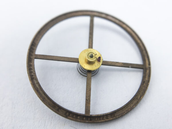 Omega 269 balance wheel with staff without hairspring regulated part 1327
