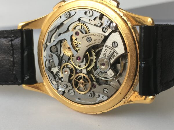 Vintage Chronographe Suisse men's watch from 1940s - Image 10