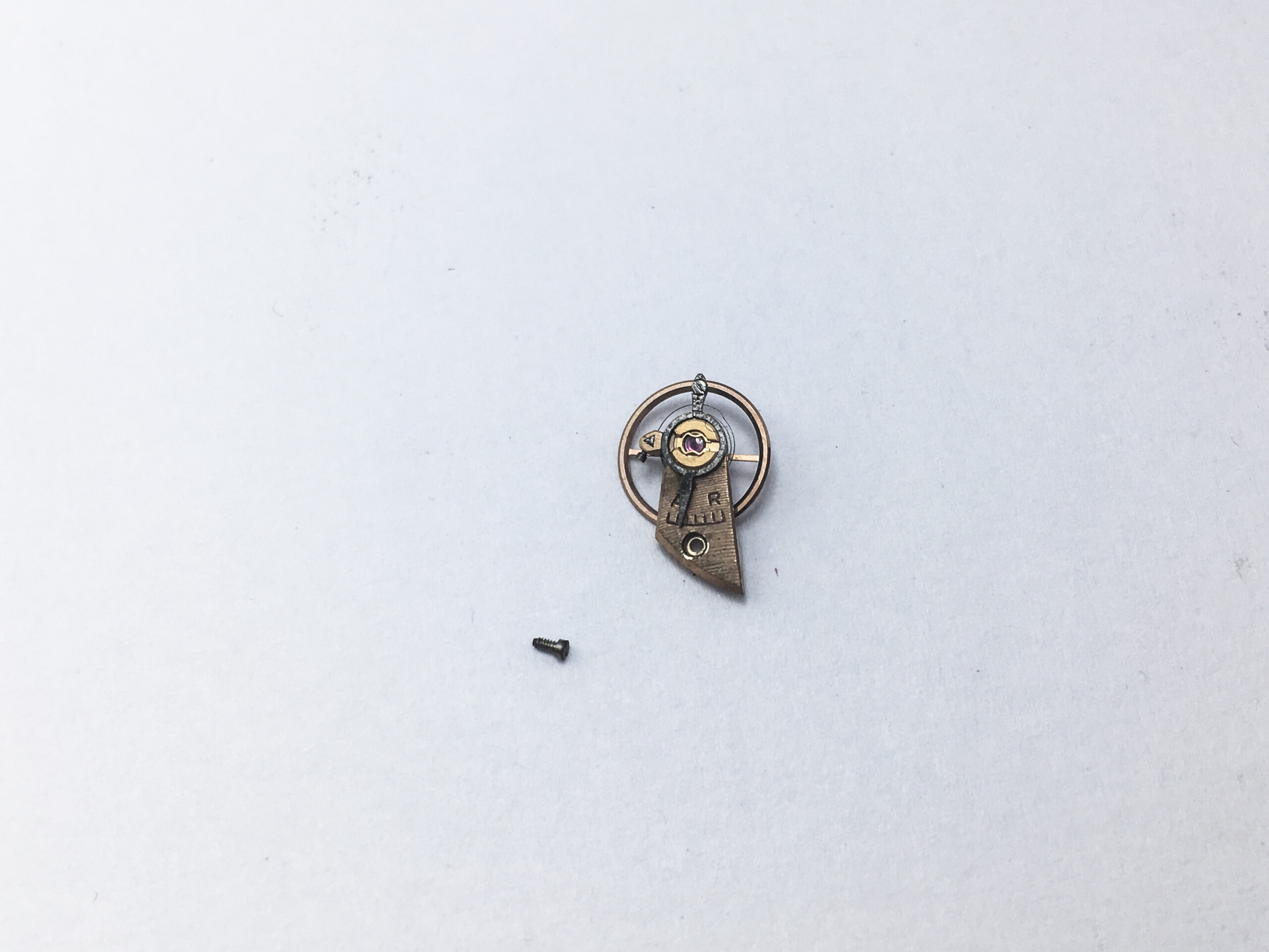 Omega caliber 620 balance wheel with bridge part
