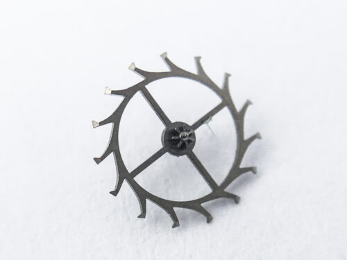 Longines caliber 342 escape wheel and pinion with straight pivots part 705