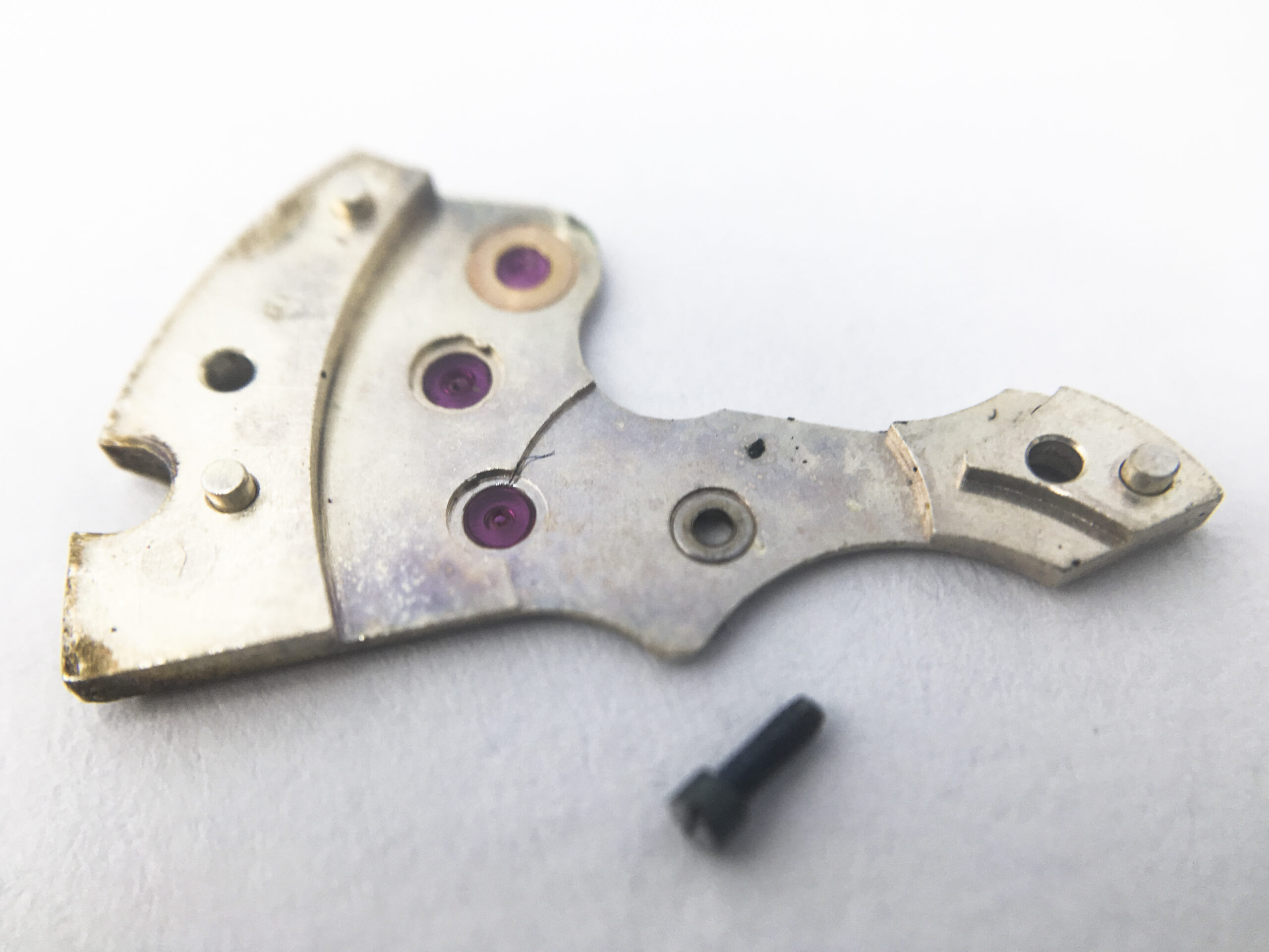 Rolex caliber 1210 train wheel bridge part 7493 - Image 2