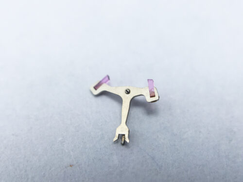 Tissot 872 (Lemania 1277) jewelled pallet fork and staff anker part 6813
