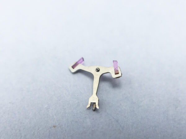 Tissot 872 (Lemania 1277) jewelled pallet fork and staff anker part 6813