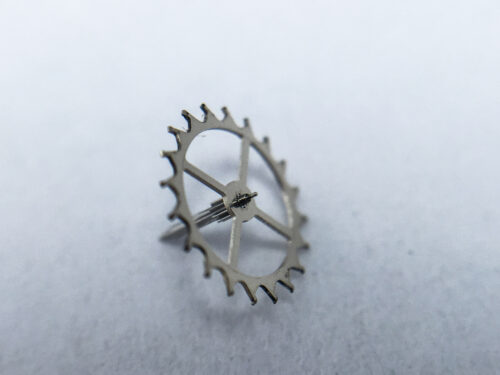 Tag Heuer caliber 1887 escape wheel and pinion with straight pivots part