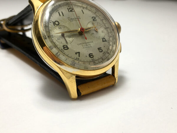Vintage Dreffa Chronograph Men's Watch from 1940s Landeron 51 - Image 4