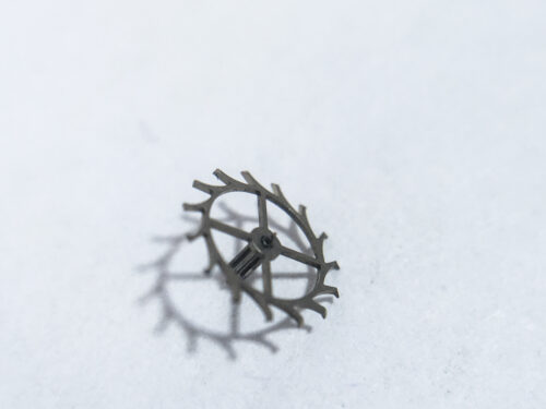 Bulova 12EBACD (Buren 1322) escape wheel and pinion with straight pivots part 59