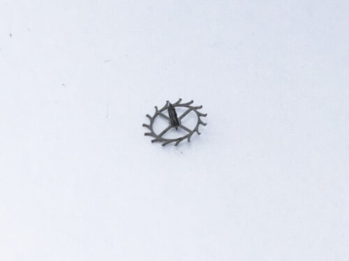Angelus caliber 215 escape wheel and pinion with straight pivots part 1905