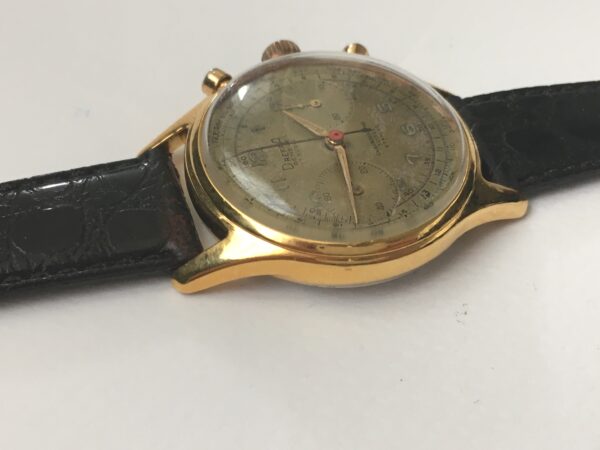 Vintage Dreffa Chronograph Men's Watch from 1940s 37 mm - Image 2