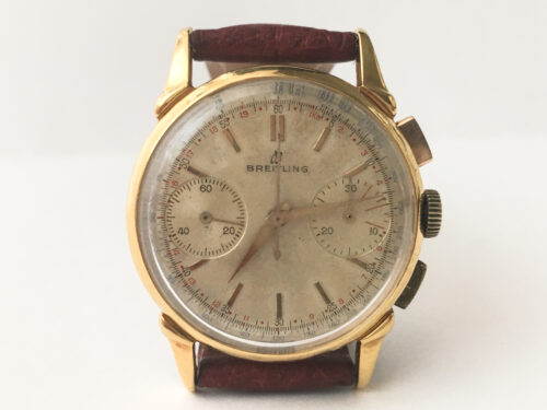 Extremely Rare Vintage Breitling Chronograph Watch ref 2100 from 1950s