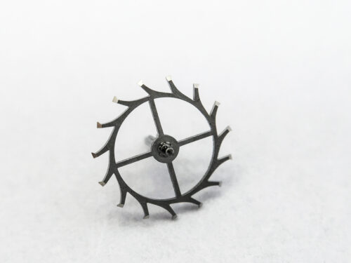 Longines 12.68Z escape wheel and pinion with straight pivots part 705