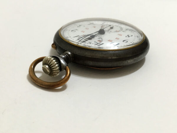 Vintage J. Auricoste Aural Chronograph Pocket Watch French - Image 6