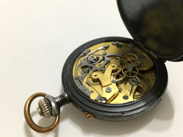Vintage J. Auricoste Aural Chronograph Pocket Watch French - Image 10