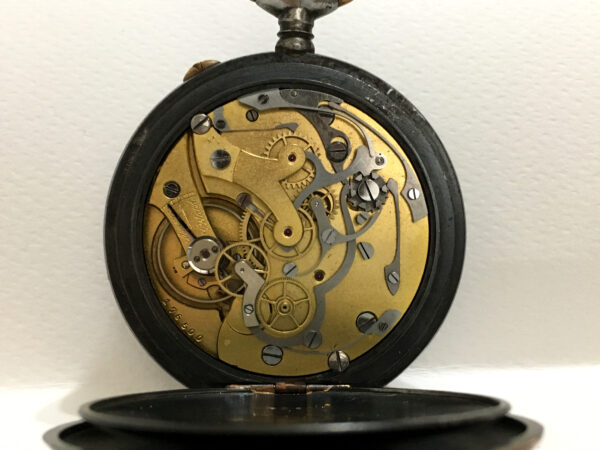 Vintage J. Auricoste Aural Chronograph Pocket Watch French - Image 13