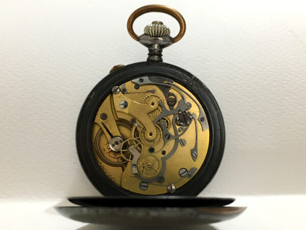 Vintage J. Auricoste Aural Chronograph Pocket Watch French - Image 14