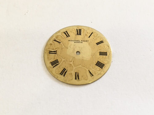 Audemars Piguet Geneve caliber 2003 14k yellow gold watch dial part 21.0 mm