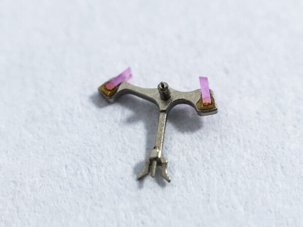 Zenith 1110 jewelled pallet fork and staff part 710