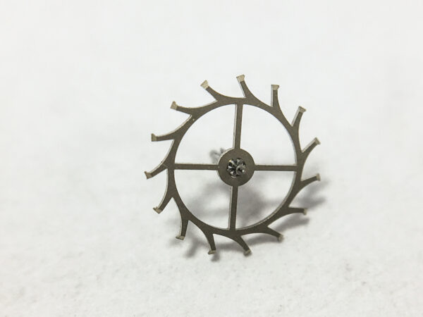Lemania caliber 1270 escape wheel and pinion with straight pivots part 705