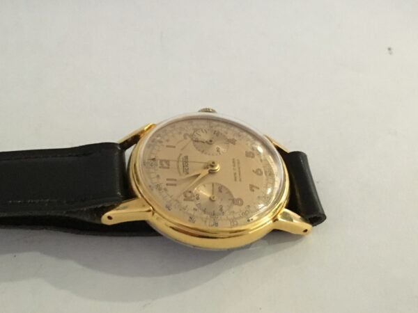Vintage Victoria Chronograph Men's Watch Venus 188 1950s - Image 3