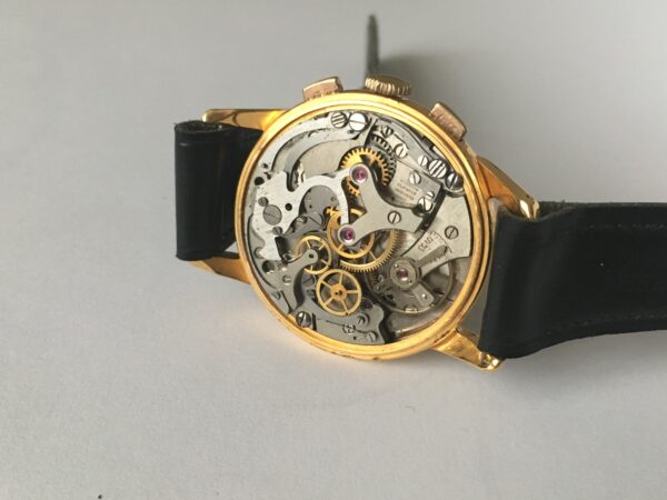 Vintage Victoria Chronograph Men's Watch Venus 188 1950s - Image 7